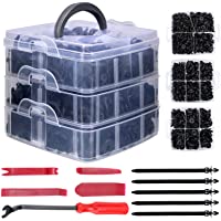 Los mejores  - Gafild Clips Remaches Plástico- Universales grapas coche 635 Pcs 16 tamaños Clips carrocería de coche Puerta del Coche…